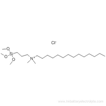 TETRADECYLDIMETHYL(3-TRIMETHOXYSILYLPROPYL)AMMONIUM CHLORIDE CAS 41591-87-1